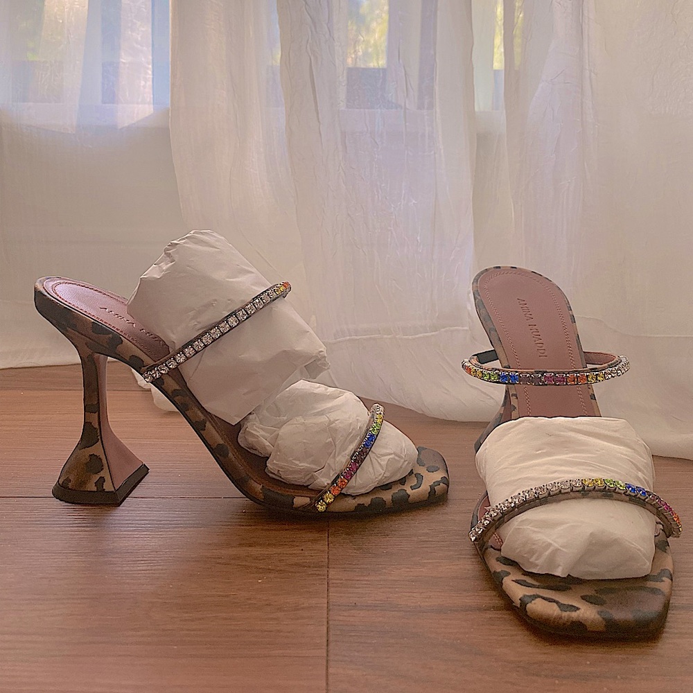 Amina Muaddi Gilda Slipper Heels